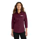 WECA Port Authority® Women's 3/4-Sleeve Easy Care Shirt