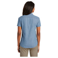 Port & Co™ Women's Short Sleeve Value Denim Shirt