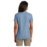 Port & Co™ Women's Short Sleeve Value Denim Shirt