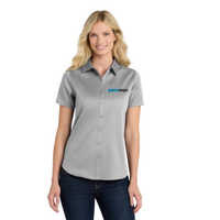 Port Authority® Women's Short Sleeve SuperPro React™Twill Shirt