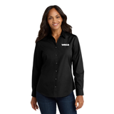 WECA Port Authority® Women's Long Sleeve Carefree Poplin Shirt