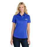 Port Authority® Women's Short Sleeve SuperPro React™Twill Shirt
