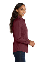 Port Authority® Women's Long Sleeve Carefree Poplin Shirt