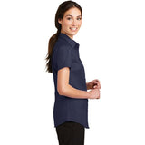 Port Authority® Ladies Short Sleeve SuperPro™ Twill Shirt