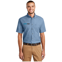 Port & Co™ Short Sleeve Value Denim Shirt
