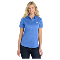 Port Authority® Women's Short Sleeve SuperPro React™Twill Shirt