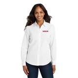WECA Port Authority® Women's Long Sleeve Carefree Poplin Shirt